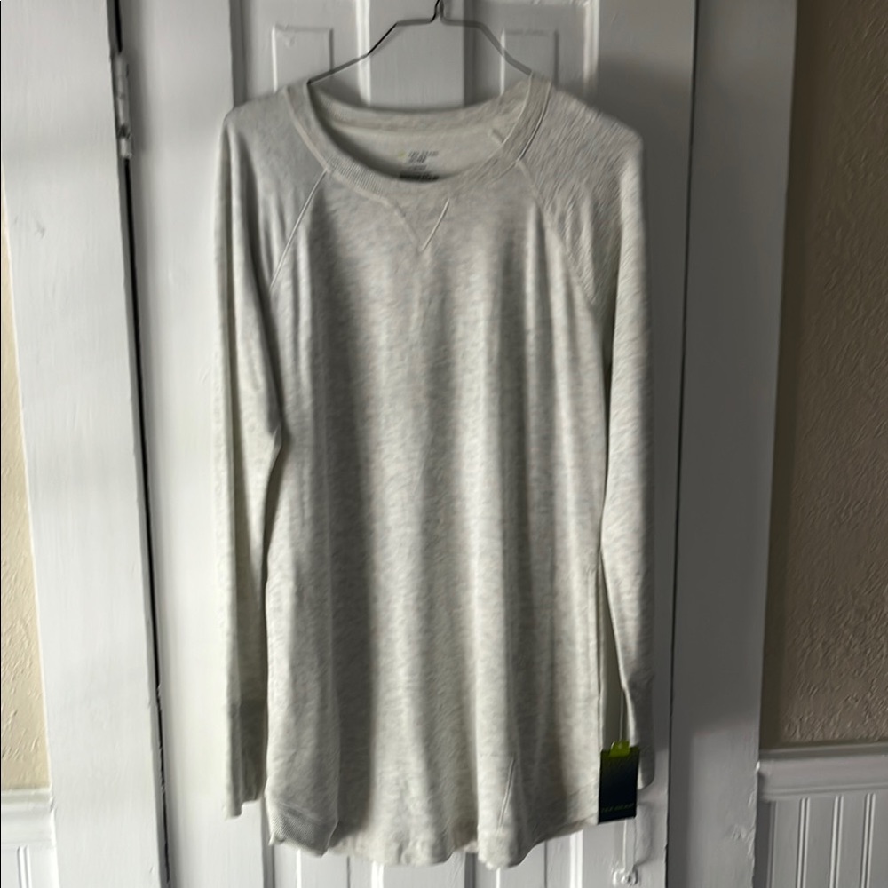 NWT Tek Gear Women's Long Sleeve Tunic - Light Gray